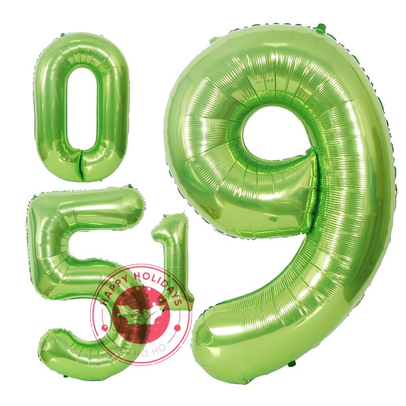 40" Rose Gold  Number Balloon Decoration Anniversary Birthday Wedding New Year Celebration Aluminum Foil Digital Helium Balloons
