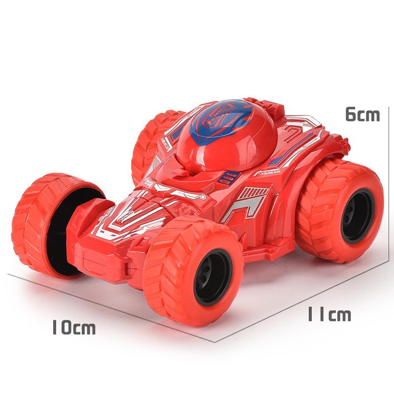 Four-Wheeled Double-Sided Drive Inertia Toy Car 360 Degree Rotating Stunt Collision Spinning Twisting Buggy Boys Car Toys