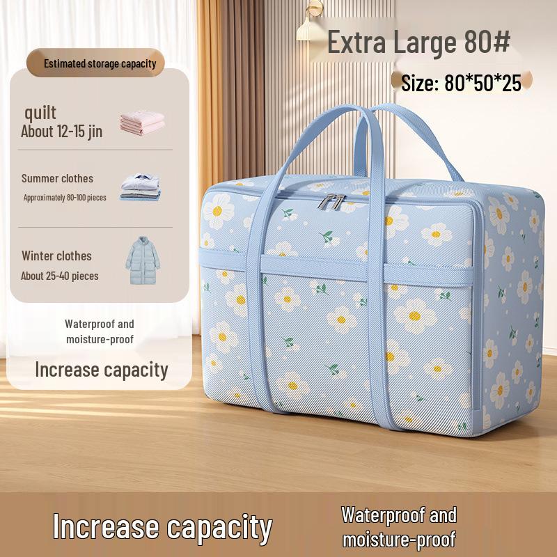 Large Capacity Waterproof & Transparent Storage Bag for Quilts & Clothing