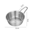 304 Stainless Steel Rice Bowl with Handle for Sauce and Cold Drinks