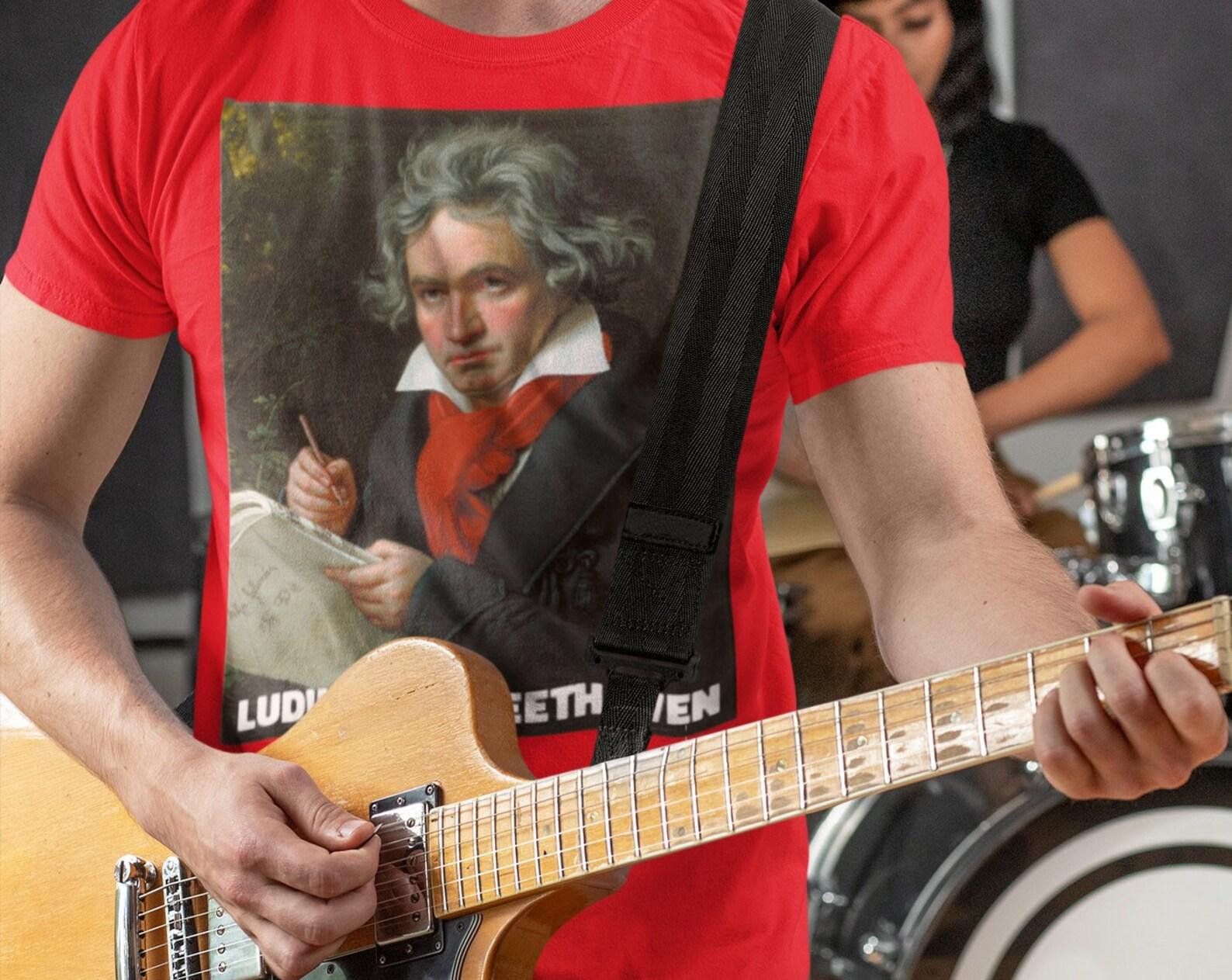 BeethovenT shirt, Classic Music Composer Ludwig Van Beethoven Musical Genius German Musician Piano Maestro Genius T shirt S