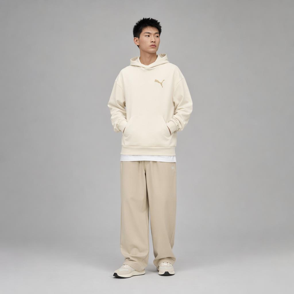 Puma Ess Elevated Drop Shoulder Hoodie Men hoodies 63678987