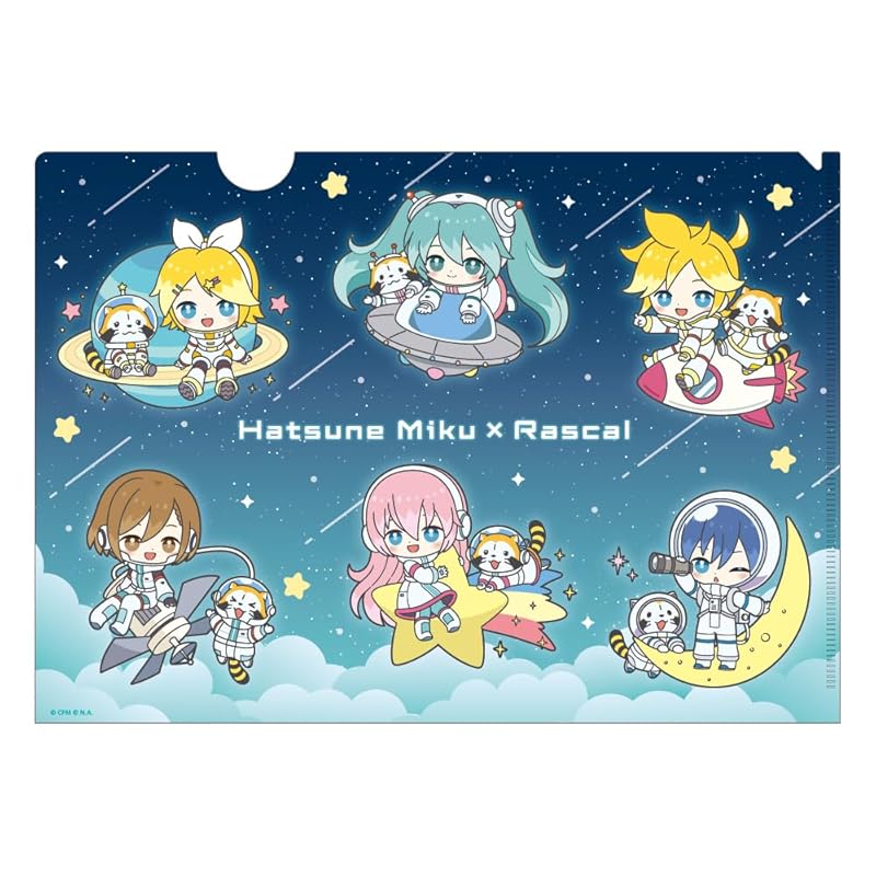 

Hatsune Miku x Rascal 2024 A4 clear file
