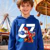 Stylish Hoodie/Sweatshirt for Boys and Girls – Dinosaur 67 Cartoon Print – Great for Cool Boys