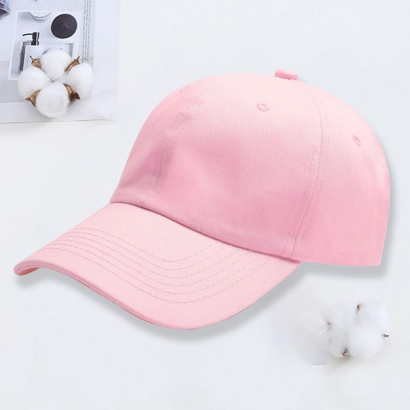 Soft top baseball hat Versatile sunscreen women's and men's caps Small batch printing embroidery