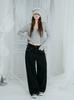 HHIPS Eyelet Sleeveless Cardigan Set (Gray)