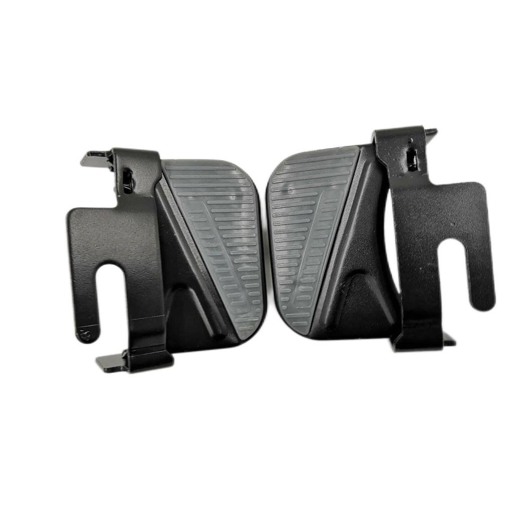 2 Pieces Bike Footrest Pedals Wear-Resistant Useful Cycling Accessory Heavy Duty High Intensity Foot Peg Rest Adults Child