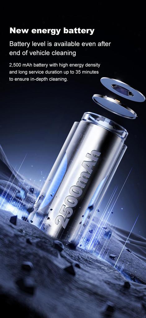 High Power Vacuum Cleaner, Mini Cordless,Rechargeable Portable Dust Collector, for Cars, Keyboard Gaps
