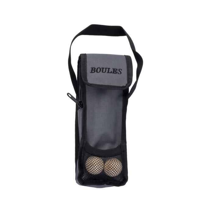 Torba na tripletę Gra w bule pétanque Otwarcie od góry Rozmiar : 23 x 8.5 x 5 cm