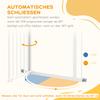 Adjustable Safety Gate w/ One Extensions, Four Adjustable Screws, White