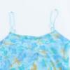 Autumn European and American Women's Clothing Silk Screen Printing Suspender Dress
