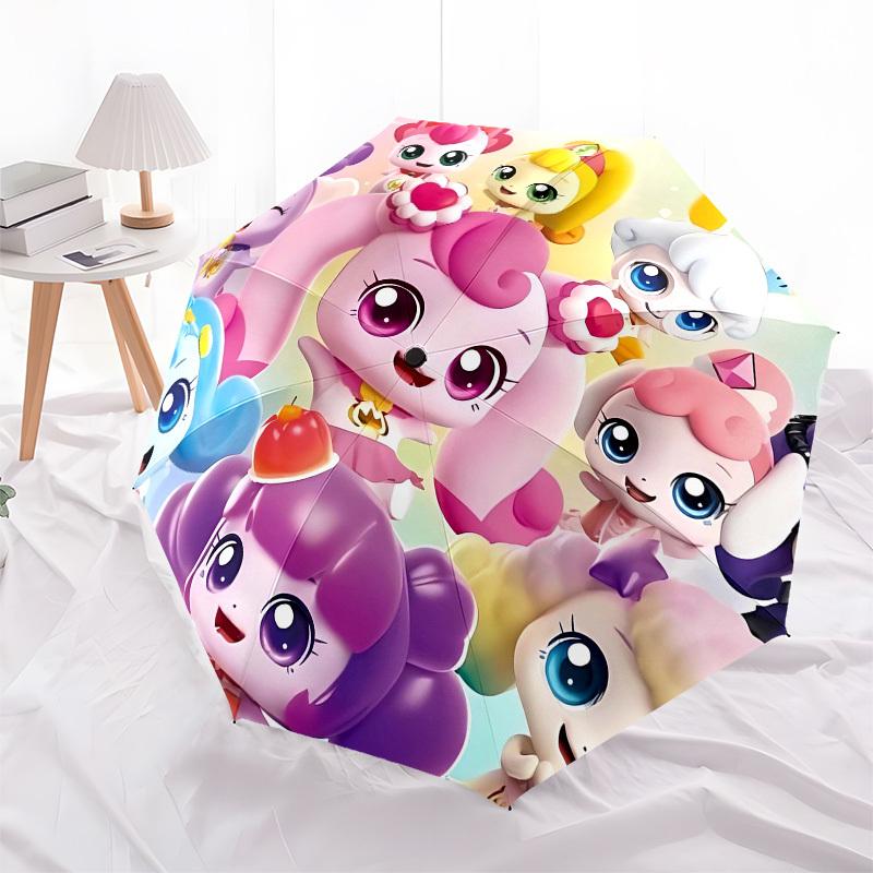 Cute Characters, Fantasy World Automatic Opening and Closing, 8 Rib Structure Portable Umbrella, Suitable for Men and Women In All Seasons
