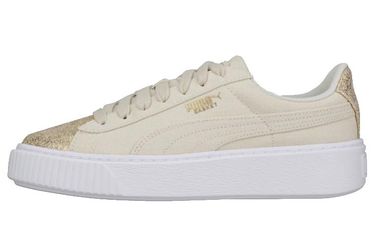 PUMA Basket Platform Cream Y Women s 366494-01 39