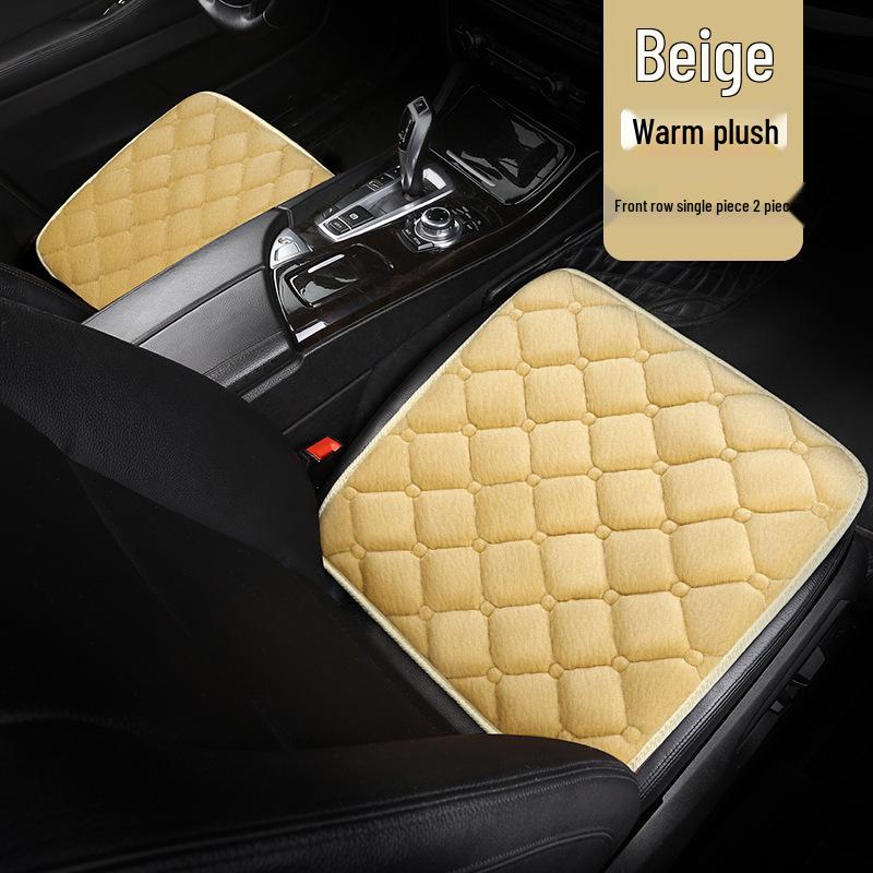 Winter Heated Wool Car Seat Cushion for Drivers