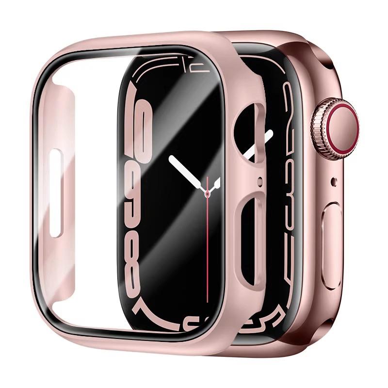 Case for Apple Watch 46mm 42mm 49mm 45mm 41mm 44mm 40mm PC Bumper Anti-fall Protective Sleeve iWatch Series 11 10 Ultra 9 8 7 SE
