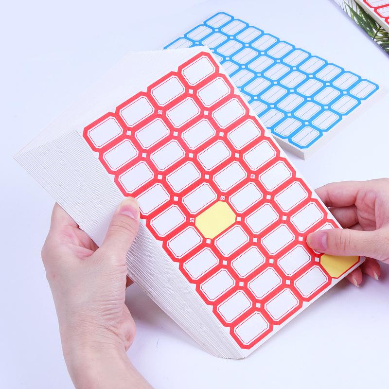 Self-Adhesive Classification and Identification Paper Stickers