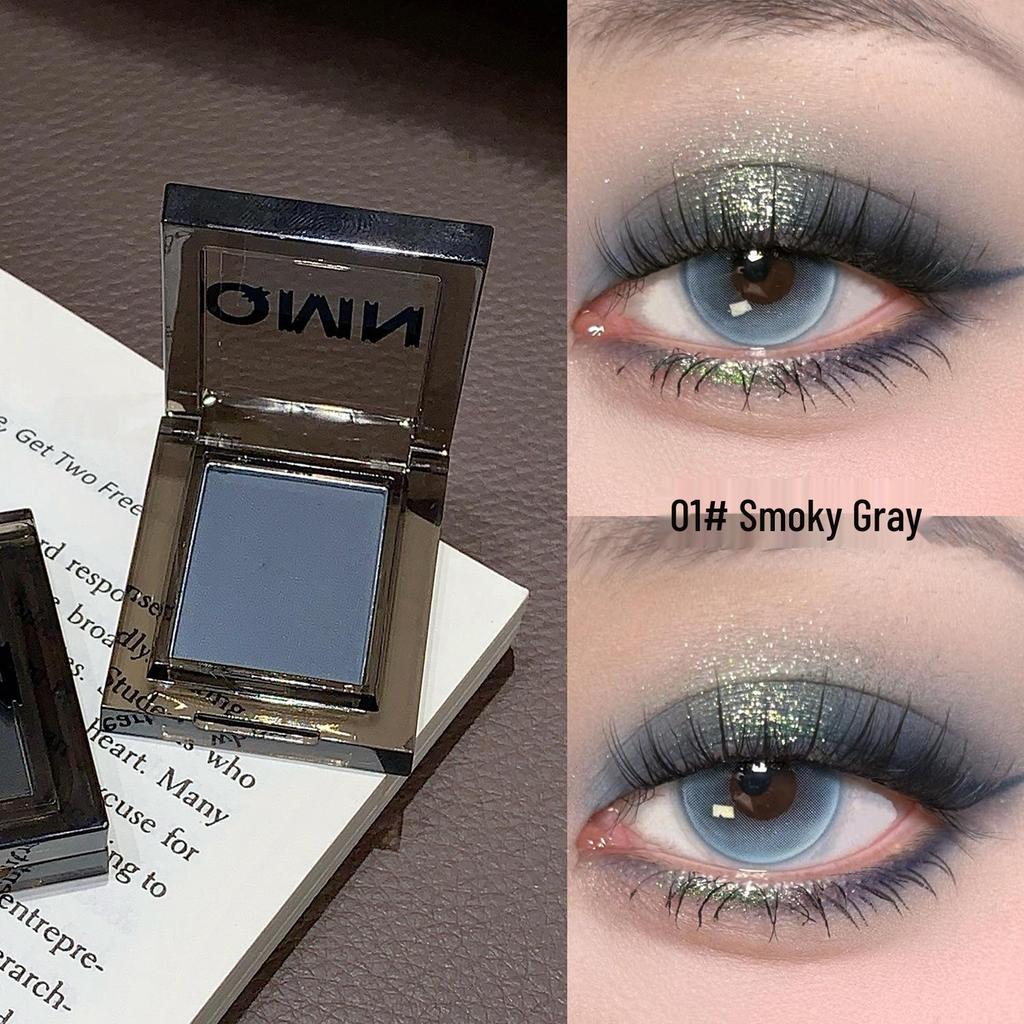 QMN Misty Starlight Matte Eyeshadow: Long-lasting, Pigmented, Natural Earth Tones, Light Makeup.