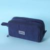 Durable Corduroy Pencil Pouch Desk Organizer Portable Storage Bag  School