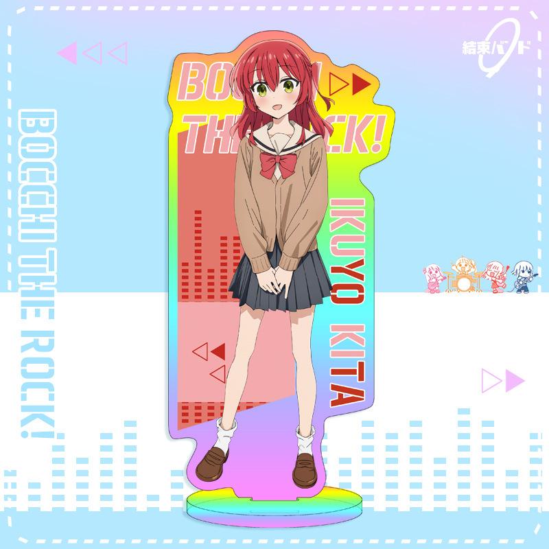 Rainbow Laser Bocchi The Rock Anime Stojan Akrylová figurka Yamada Ryō Kita Ikuyo Gotō Hitori Ijichi Nijika Stojací talíř