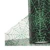 1 Rotolo Rotolo di Tulle Facile da Usare Ornamentale Multiuso Decorazione Murale di Halloween Ragnatela in Tulle per la Casa