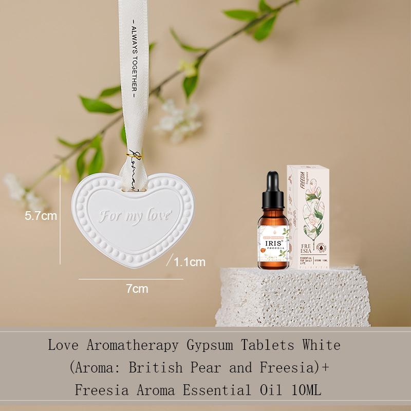 1Pc Car Hanging Perfume Aromatherapy Gypsum Home Air Freshener Rearview Mirror Pendant Car Accessories Interior Decoration Woman