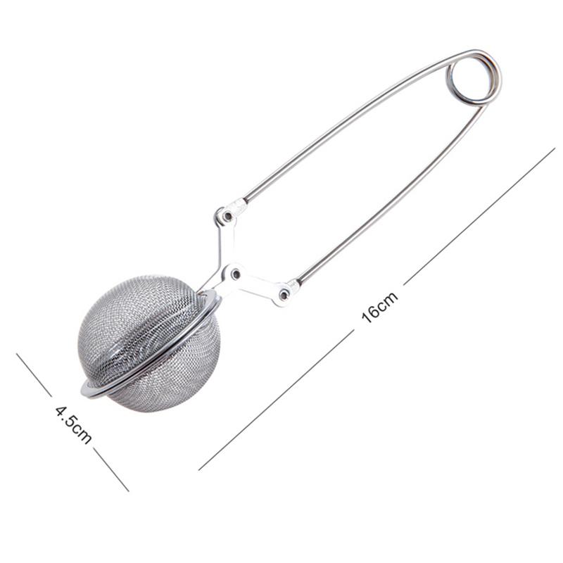 Stainless Steel Tea Strainer Mesh Tea Infuser Filter Ball Shape Loose Leaf Diffuser Tea Accessories Icing Sugar Powder Sieve