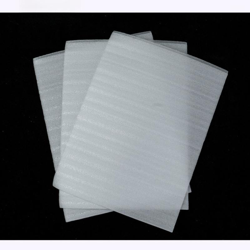 

White Pearl Cotton Foam Pouch Inner Film Coating Shockproof Foam Logistics Packaging Bag Electronic Product Moisture-proof Express Protection Bags 6x6cm 100pcs