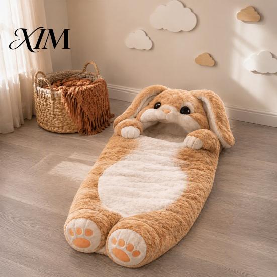 Weicher Schlafsack Plüschhase Umschlag für Kinder, Winter Hase Schlafsack, Flauschiger Sack Kleinkinder Jungen Mädchen