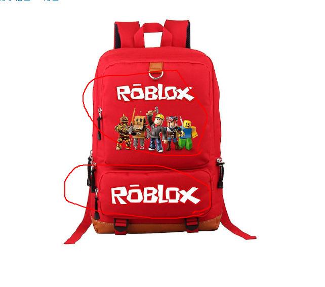 Virtual World Roblox Backpack Men'S And Women'S Travel Bag Computer Bag Student School Bag Anime Cartoon Backpack