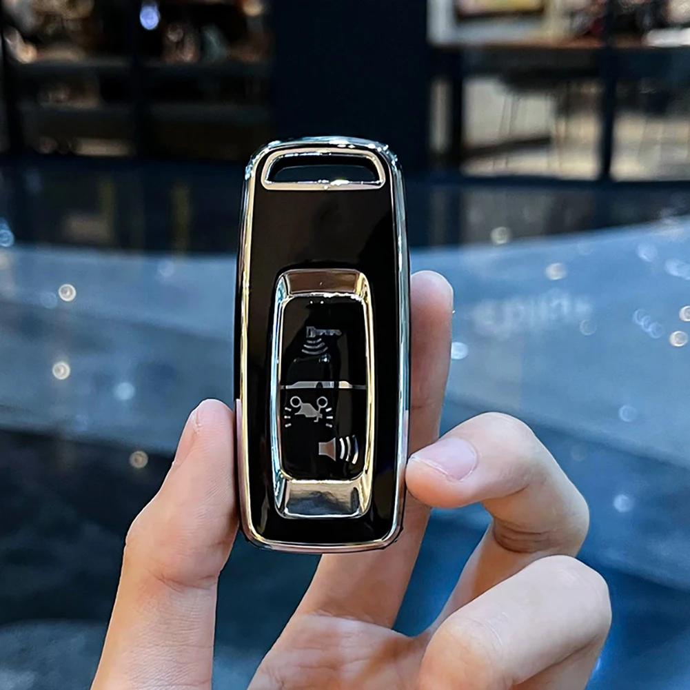 

Чехол для ключа мотоцикла TPU, держатель брелока для Honda PCX160 VISION SH350 160 PCX 125, переключатель 150 ADV, ключ 350 2024 2024 чёрный