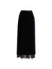 Lace-Trimmed High-Waist Slimming Midi Pencil Skirt with Slit (Winter 2025)