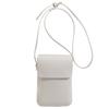 Women Cell Phone Purse PU Leather Simple Crossbody Bag Adjustable Strap Solid Color Female Outdoor Dating Bag