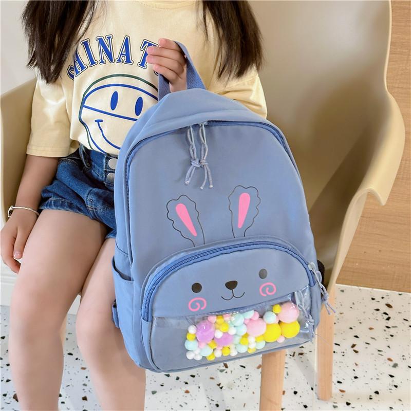 

2025 new children s backpack cartoon cute little backpack primary school boys and girls school bag белый