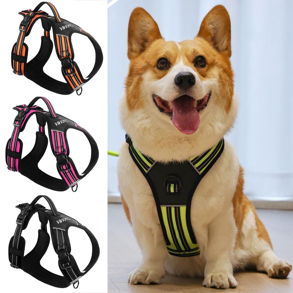 Sturdy French Bulldog Pet Harness featuring Handle Walking Big Dog Harnesses designed for Medium Large Dogs Shiba Inu Pug mascotas Accessories
