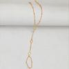 Women Hand Chain Shiny Rhinestones Inlaid Wristband Rope Bracelet Ring Hand