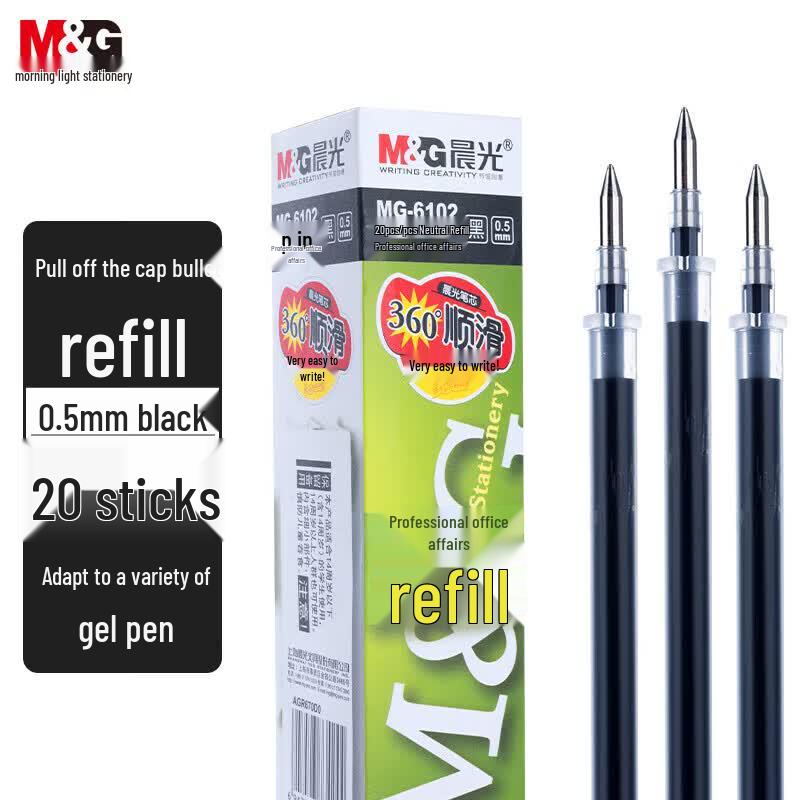 M&G MG6102 0.5mm Gel Pen Refills