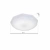 Hex 16W Led Ceiling Lamp Ø360 Mm