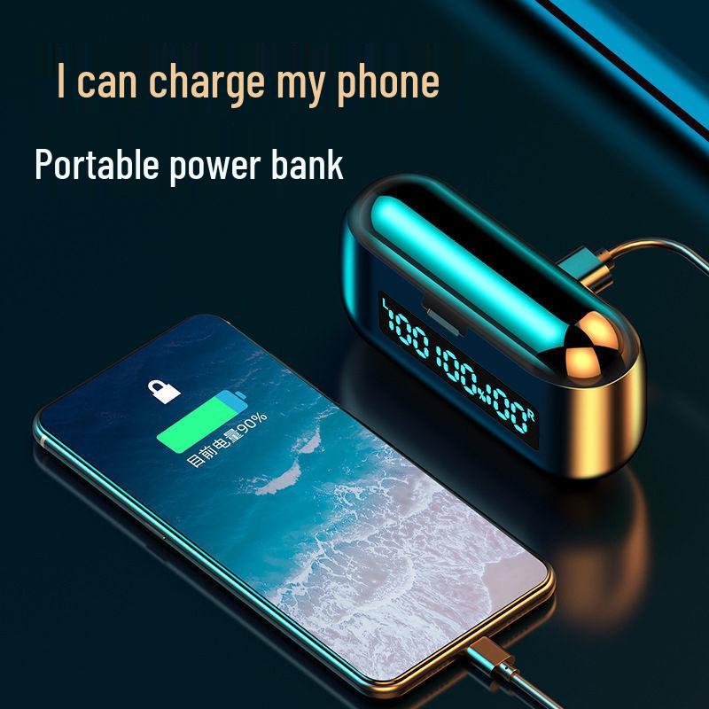 Ultra-Clear Wireless Bluetooth Earphones with Digital Display, Long Standby, Universal Compatibility