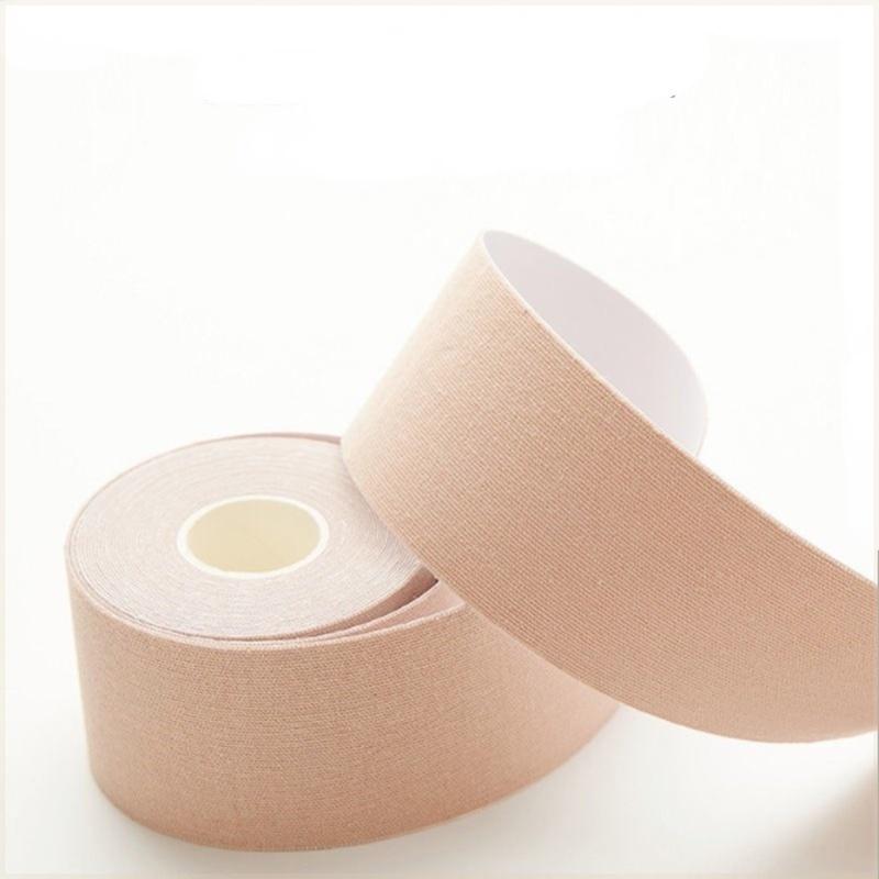 FINETOO Bandă impermeabilă pentru sâni DIY femei mamelon Push Up sutien fără bretele Lifting 1 rolă 500 cm mamelon