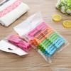 48/24Pcs Plastic Clothespins Hanging Pegs for Laundry Clothes Towel Clips with Home Storage Hooks