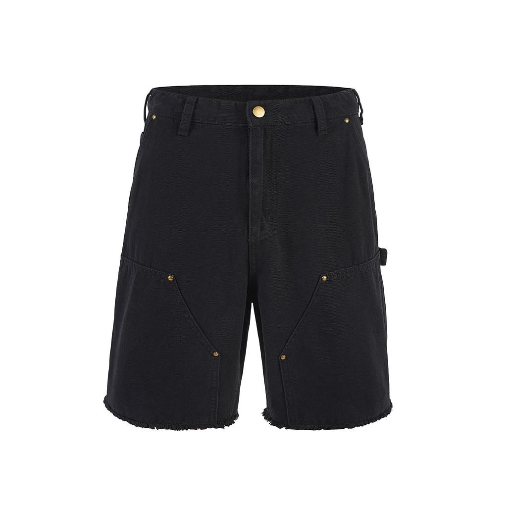 Unisex Multi-Pocket Cargo Jeans - European & American Street Style Loose Fit with Rips