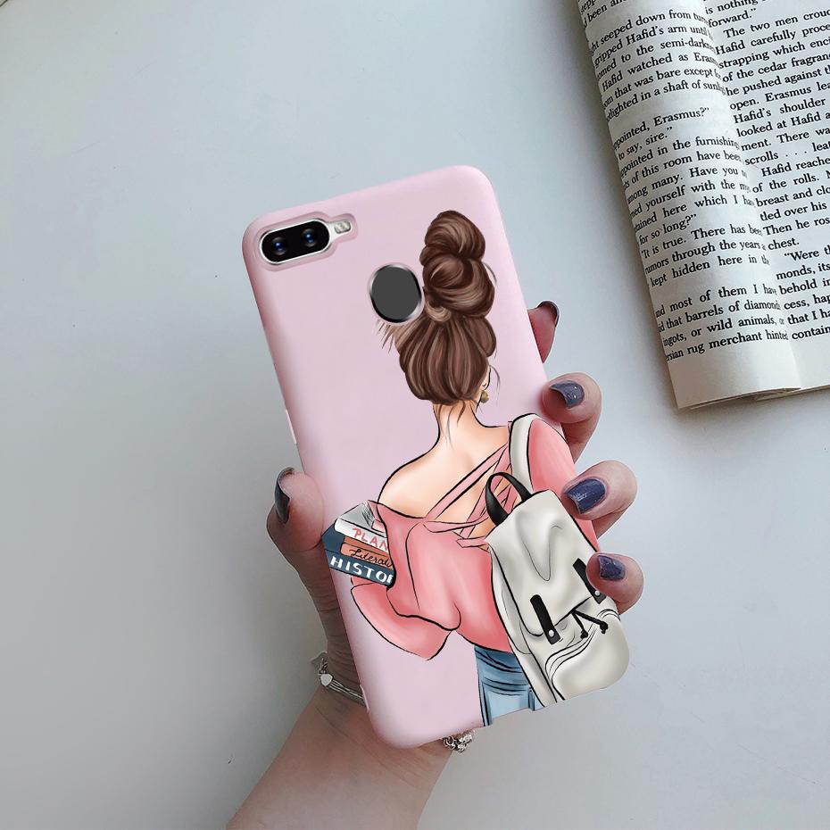 Case For OPPO A5S Back Cover Soft Candy Silicone Pretty Girls Phone Case For OPPO A5S AX5S A7 2018 AX7 A7N A12 Cover Coque Funda