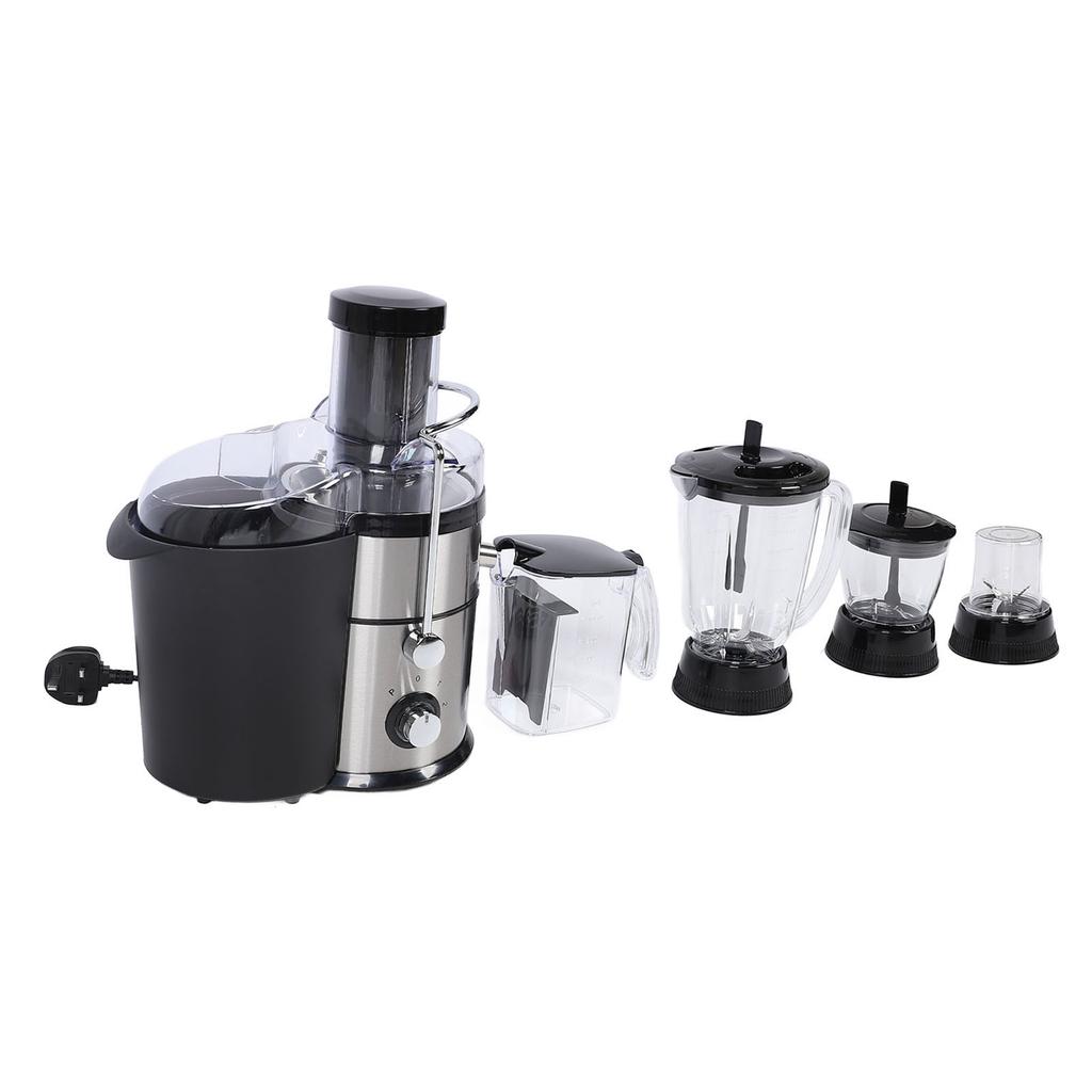 Juicer Machine 4 In 1 800W 3in Feed Chute Blender Pomace Juice Separator Centrifugal Juice