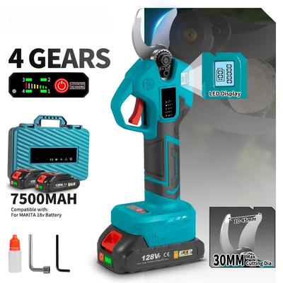 30mm 4 Gears Garden Bonsai Trimming Power Tools Brushless Electric Pruner Shear Adjustable Cordless Electric Scissors