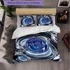 Set Lenzuola Manchester City Modello 3 Pezzi Morbida Copripiumino in Microfibra con Federe per Camera da Letto