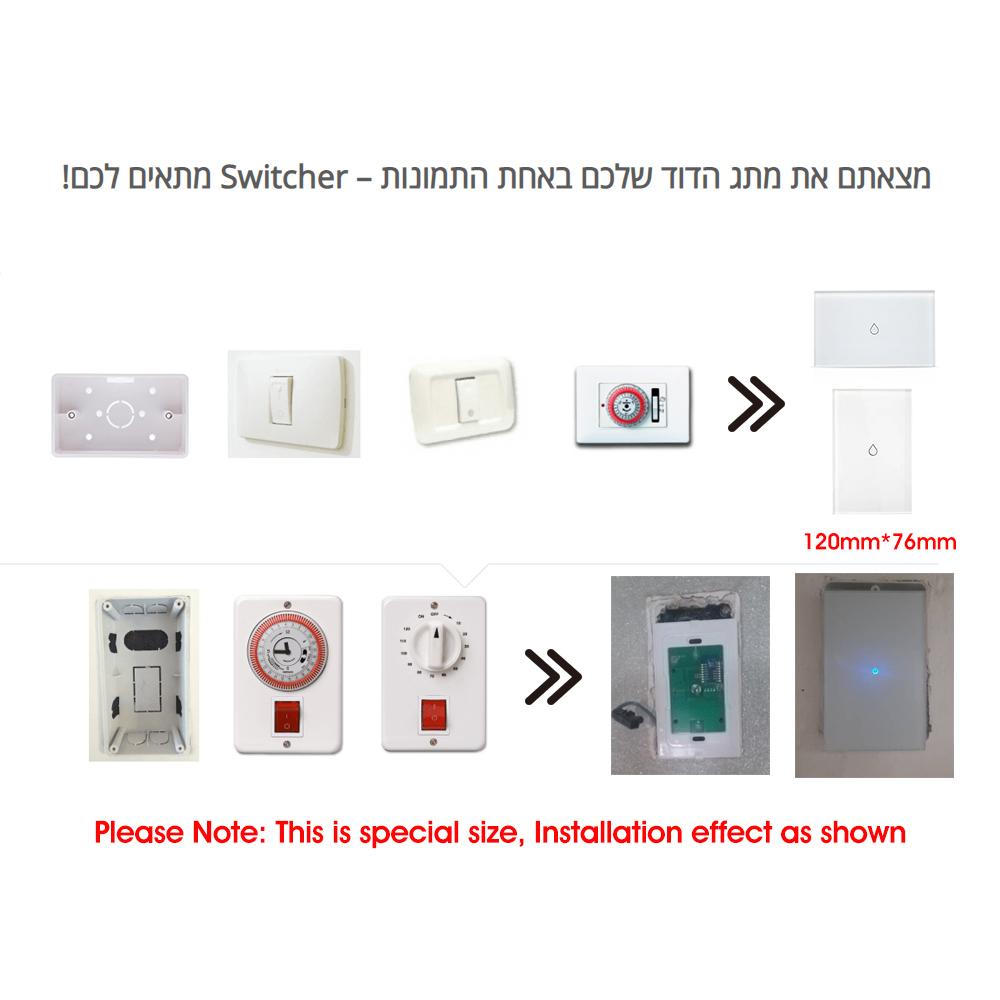 Tuya WiFi Boiler Schalter 20A/40A Smart Life Warmwasserbereiter Fernbedienung Sprachsteuerung ISRAEL Standard Alexa Google Home Zeitsteuerungsfunktion