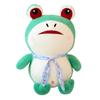 Frog Doll Plush Toy Cute Cute Toad Doll Sleeping on The Bed and Birthday Gift