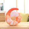 U Neckpillow U Neckpillow Shrimp Pillow Animal Doll Plush Peeled Prawns Plush Toys  Birthday Gifts