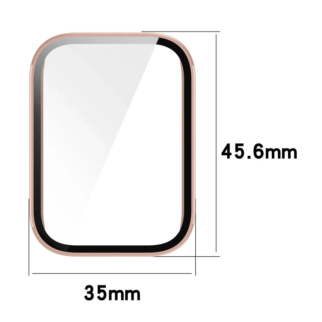 Glass+Case for Xiaomi Mi Band 9 Pro SmartWatch All-Around Screen Protector PC Bumper for MiBand 8 9 Pro Tempered Glass Accessories