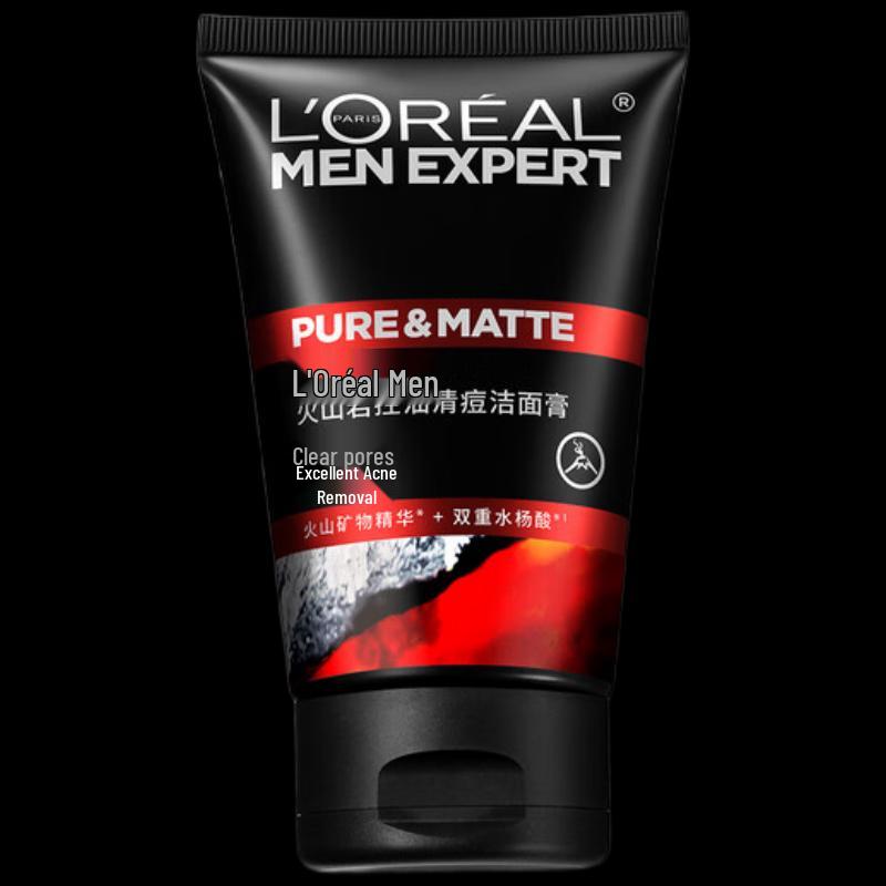 

L Oréal Men s Volcanic Rock Oil Control Facial Cleanser